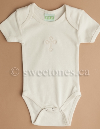 ivory baby onesie