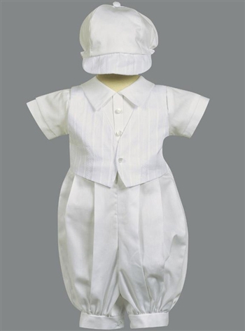 Sweet Ones Boutique-Boy cotton Christening outfit, cotton Christening ...