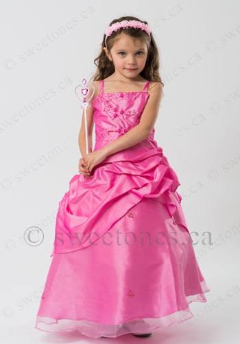 Hot pink shop flower girl dresses